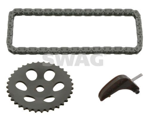 Set lant, antrenare pompa ulei SWAG Standard Medium Kit 30 93 3839