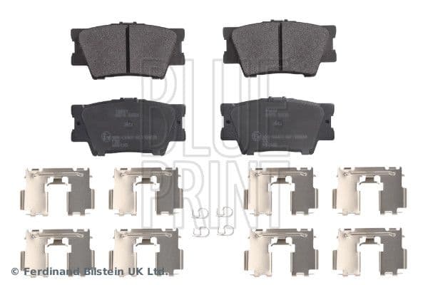set placute frana,frana disc BLUE PRINT ADT342168
