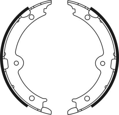 Set saboti frana, frana de mana ABE C02087ABE