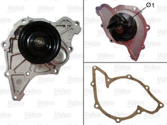 Pompă de apă, răcire motor VALEO 506591
