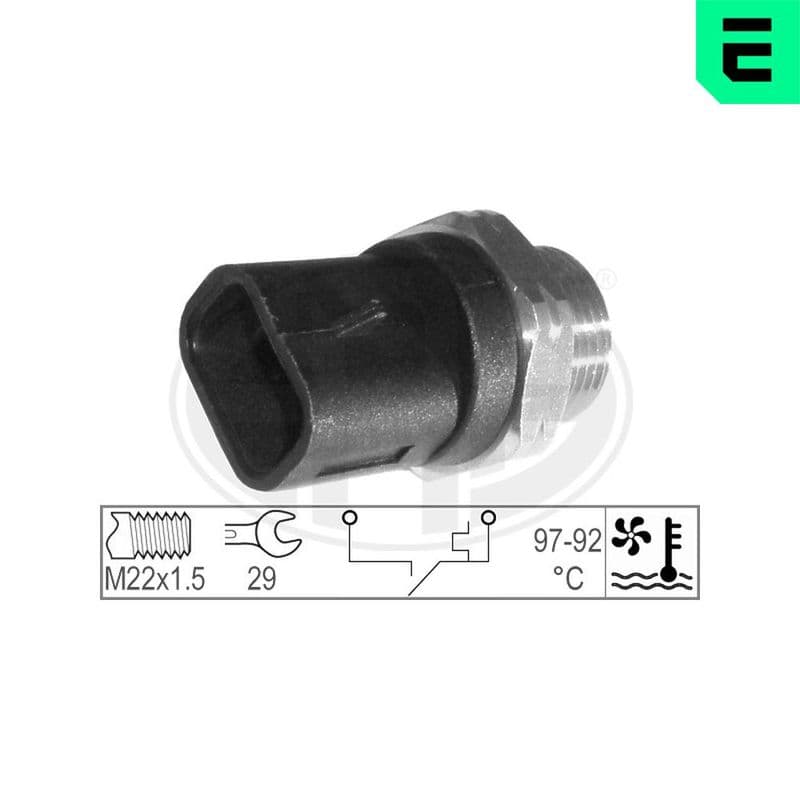 Comutator temperatura, ventilator radiator ERA OE 330179