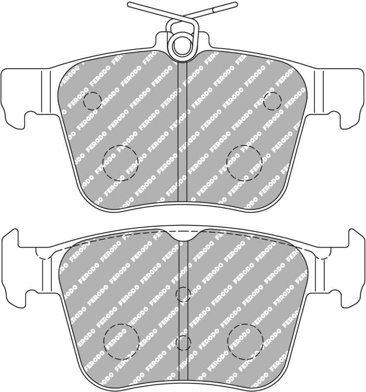 set placute frana,frana disc FERODO FDS4697