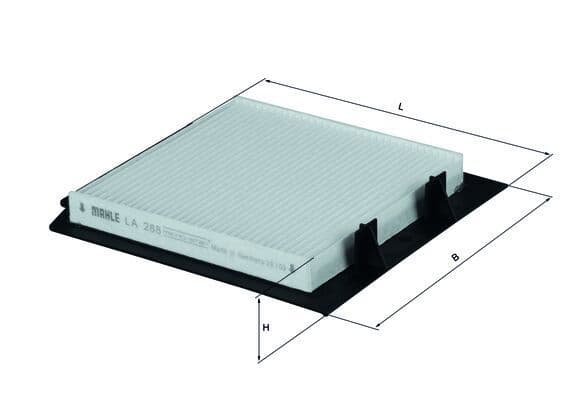 Filtru, aer habitaclu KNECHT LA 288