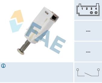 Comutator, actionare ambreiaj (Tempomat) FAE 24791