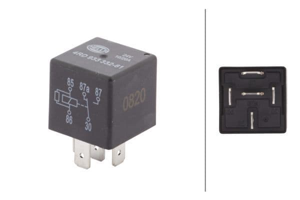 Releu, curent alimentare HELLA 4RD 933 332-611