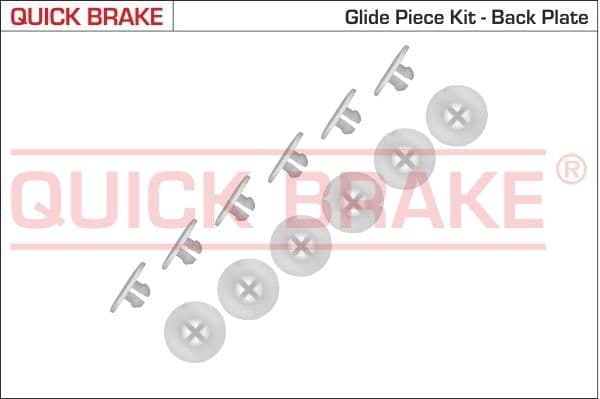 Set accesorii, sabot de frana QUICK BRAKE 6858K