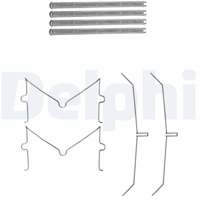 Set accesorii, placute frana DELPHI LX0637