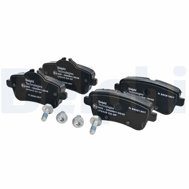 set placute frana,frana disc DELPHI LP2443