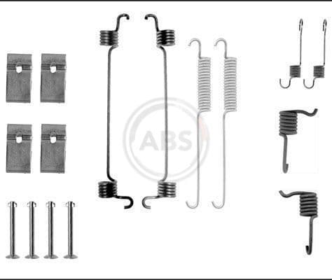 Set accesorii, sabot de frana ABS 0676Q