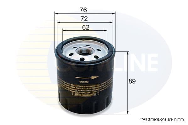 Filtru ulei COMLINE EOF282