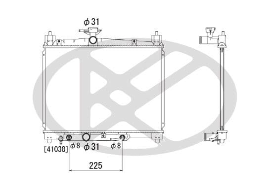 Radiator, racire motor KOYORAD PL011606