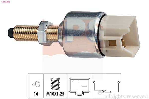 Comutator lumini frana EPS Made in Italy - OE Equivalent 1.810.092