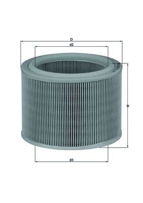 Filtru aer MAHLE LX 486