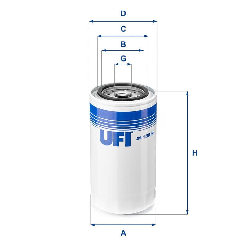 Filtru ulei UFI 23.152.00