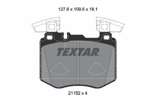 set placute frana,frana disc TEXTAR Q+ 2115201