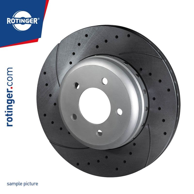 Disc frana ROTINGER GRAPHITE DRILLED & SLOTTED PLUS RT 71014HP-GL T5