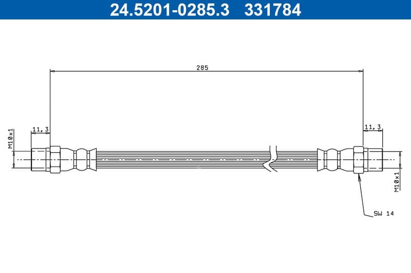 Furtun frana ATE 24.5201-0285.3