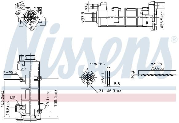 Radiator, recirculare gaze de esapament NISSENS ** FIRST FIT ** 989458