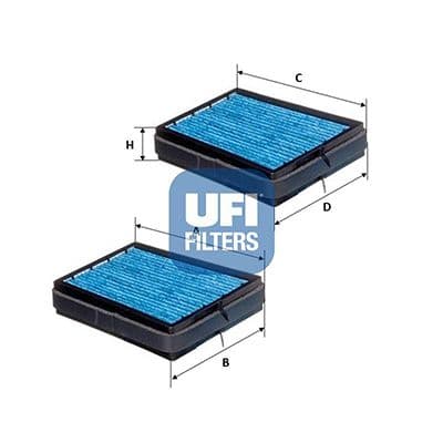 Filtru, aer habitaclu UFI ARGENTIUM 34.130.00
