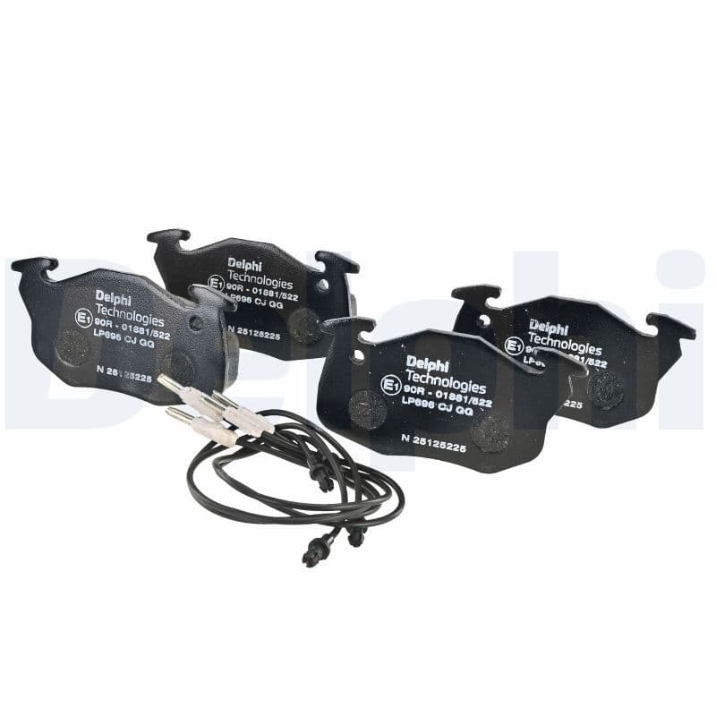 set placute frana,frana disc DELPHI LP696