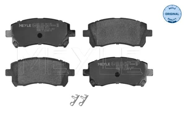 set placute frana,frana disc MEYLE -ORIGINAL: True to OE. 025 235 5817/W