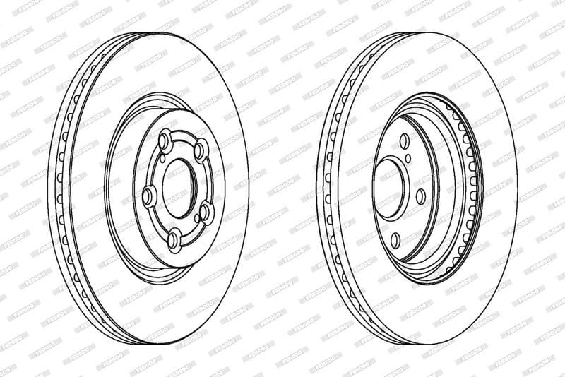 Disc frana FERODO PREMIER Coat+ disc DDF1315C