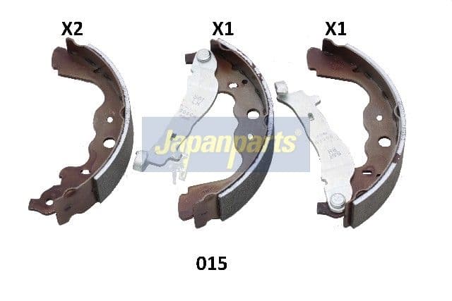 Set saboti frana JAPANPARTS GF-015AF