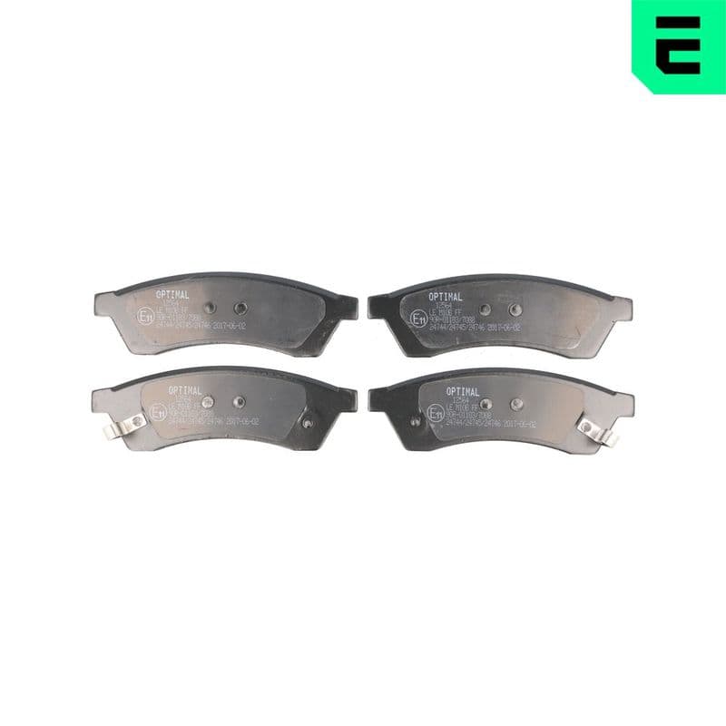 set placute frana,frana disc OPTIMAL BP-12564