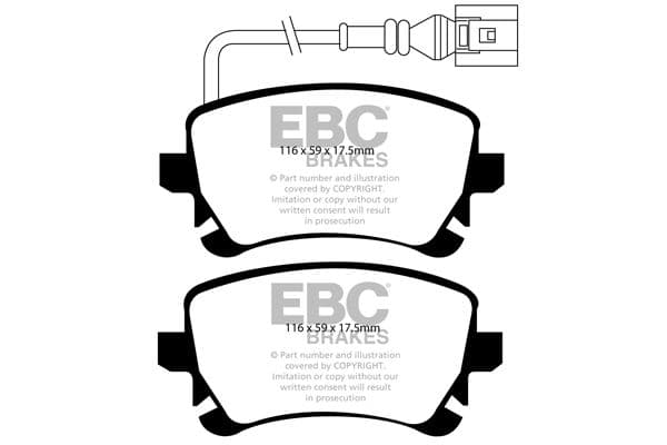 set placute frana,frana disc EBC Brakes DP41534R
