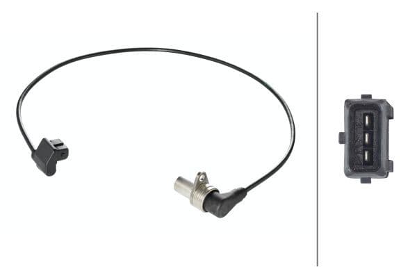 Senzor impulsuri, arbore cotit HELLA 6PU 009 110-511
