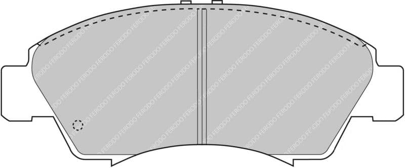set placute frana,frana disc FERODO FDS777