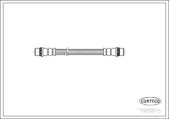 Furtun frana CORTECO 19018175