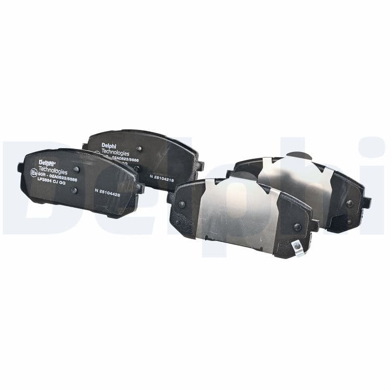 set placute frana,frana disc DELPHI LP3854