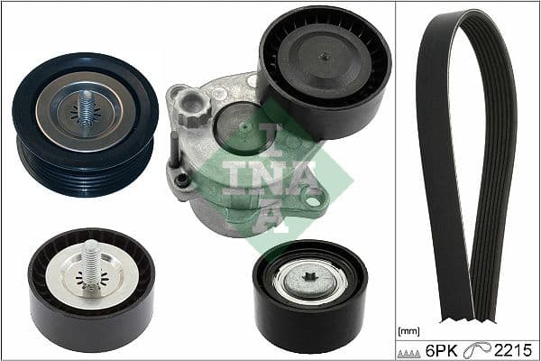 Set curea transmisie cu caneluri Schaeffler INA 529 0361 10