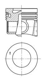 Piston KOLBENSCHMIDT 41708620