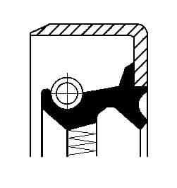 simering, diferential CORTECO 01029681B