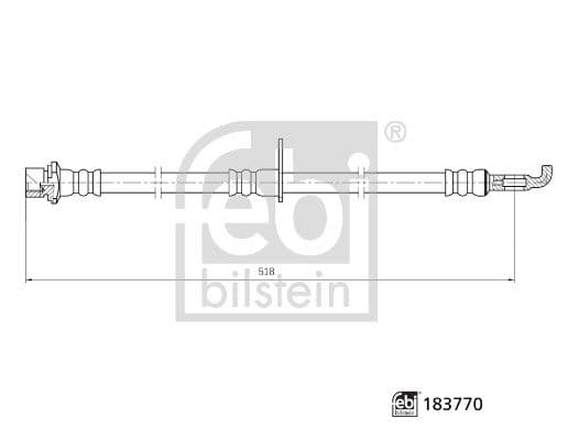 Furtun frana FEBI BILSTEIN 183770