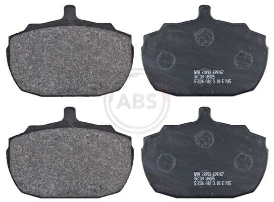 set placute frana,frana disc ABS 36139