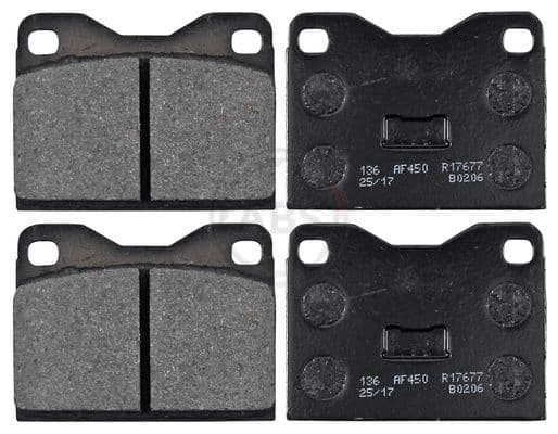 set placute frana,frana disc ABS 36091/2