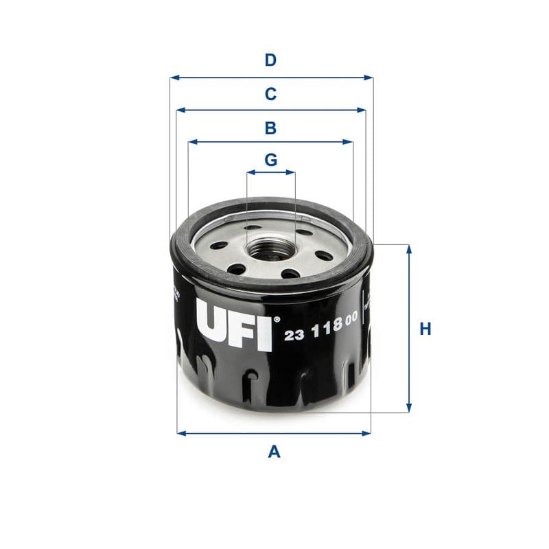 Filtru ulei UFI 23.118.00