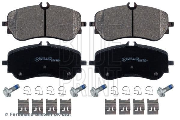 set placute frana,frana disc BLUE PRINT ADV184264