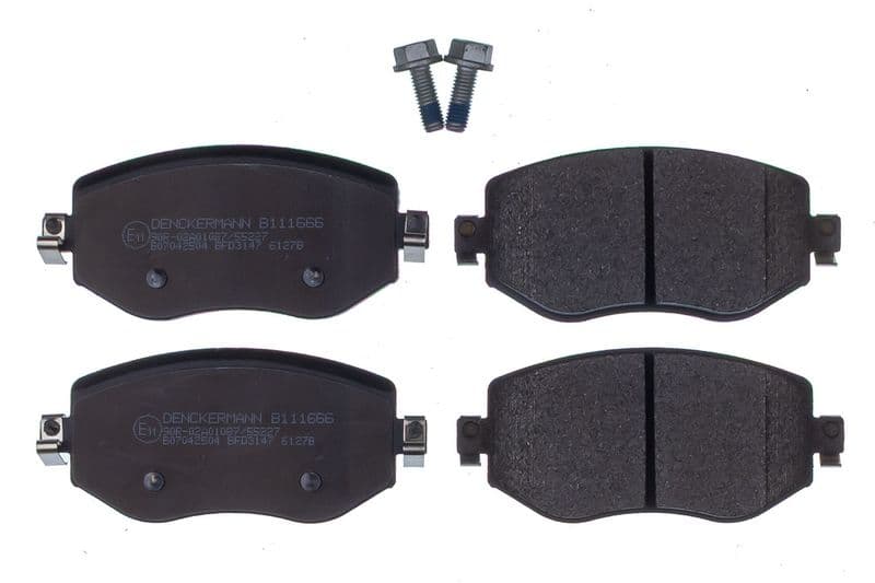 set placute frana,frana disc DENCKERMANN B111666