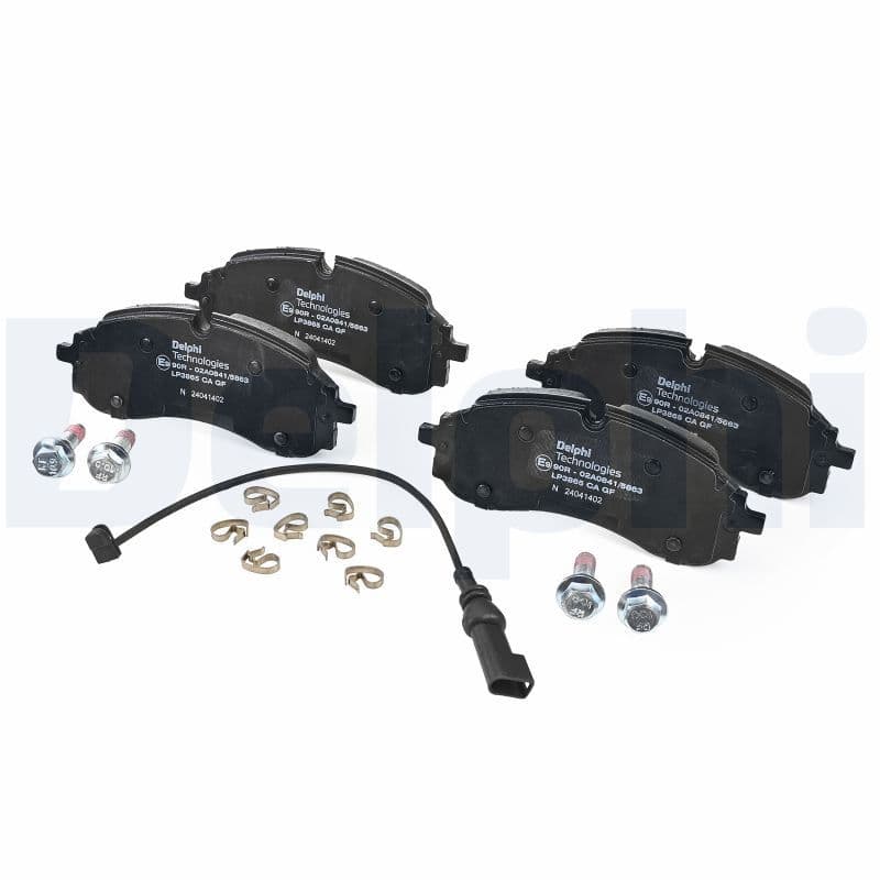 set placute frana,frana disc DELPHI LP3865