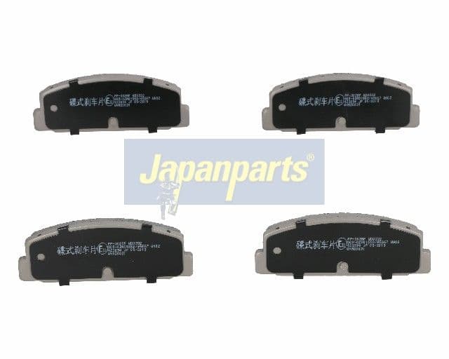 set placute frana,frana disc JAPANPARTS PP-302AF