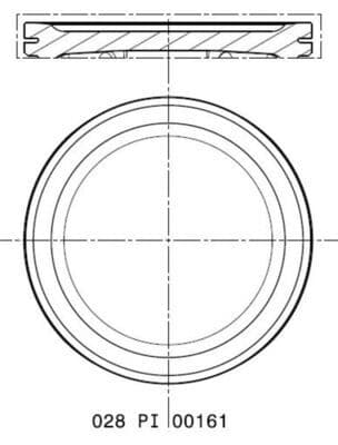 Piston MAHLE 028 PI 00161 000