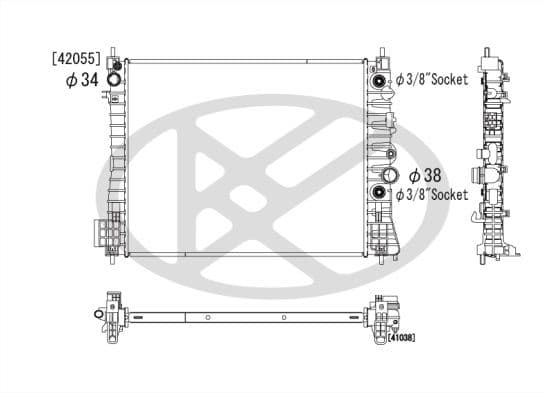 Radiator, racire motor KOYORAD PL312878