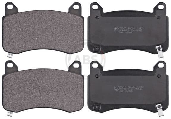 set placute frana,frana disc ABS 35247