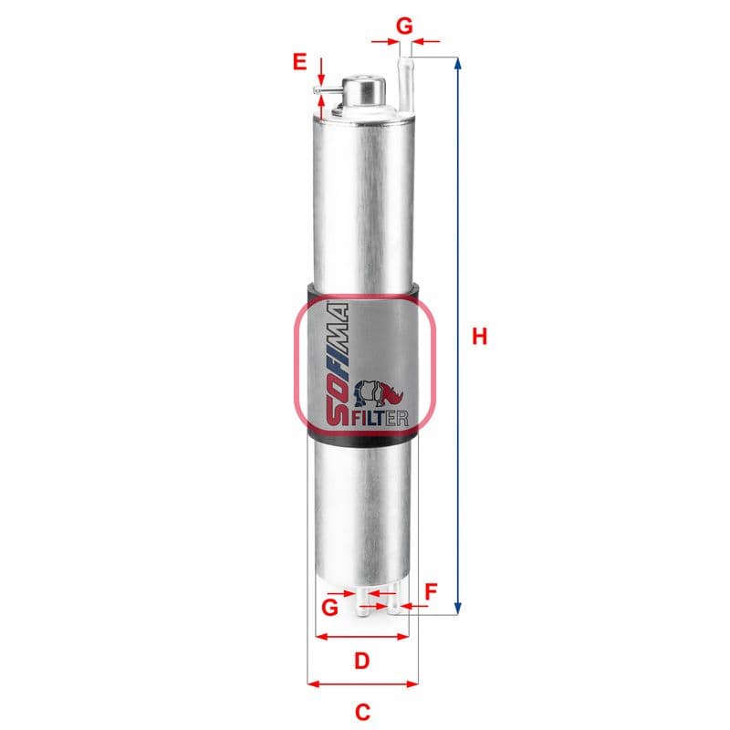 filtru combustibil SOFIMA S 1847 B
