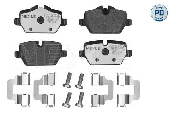 set placute frana,frana disc MEYLE -PD: Advanced performance and design. 025 236 2316/PD
