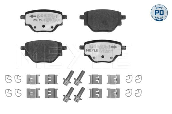 set placute frana,frana disc MEYLE -PD: Advanced performance and design. 025 261 9518/PD